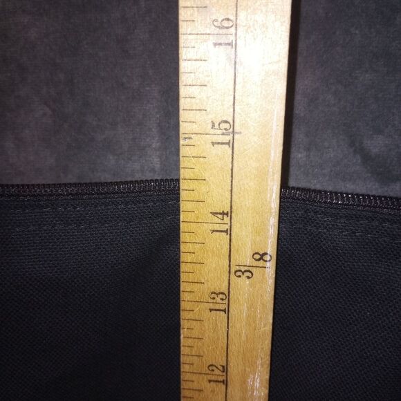 Shania Twain "Shania Now Tour" VIP Black Canvas Tote Bag Leather Handles EUC - Picture 10 of 11